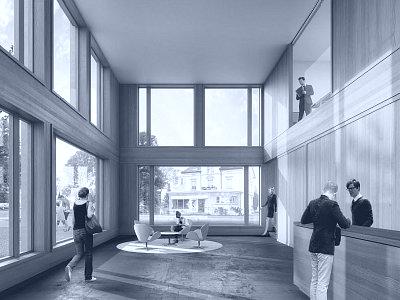 Visualisierung: maaars architektur visualisierungen Zürich, Siegerprojekt : Bünzli & Courvoisier Architekten AG Zlürich