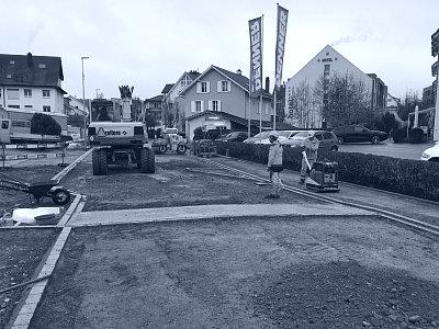 Belagsarbeiten