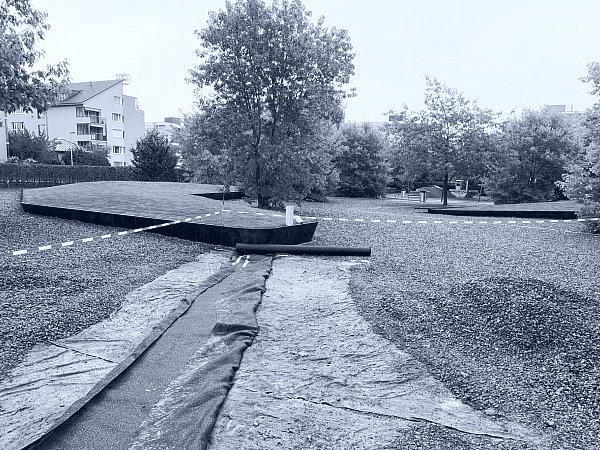 Neubau Platzentwässerung