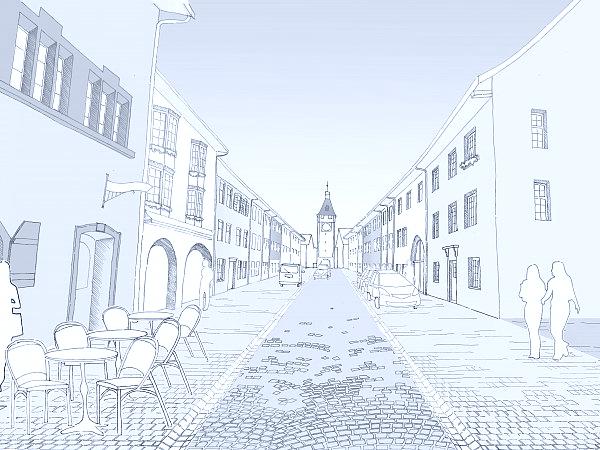 Visualisierung Vordergasse