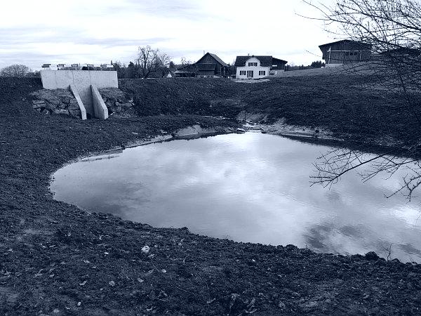 Neues Rückhaltebecken Rüselbach