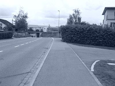 Langdorfstrasse vor der Sanierung