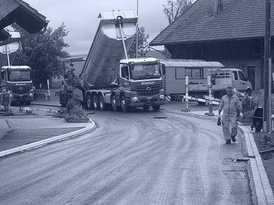 Einbau Tragschicht