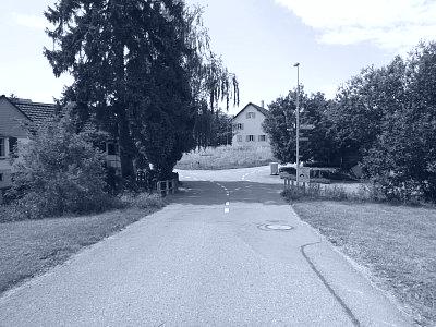 Kreuzung Bachstrasse im Bestand