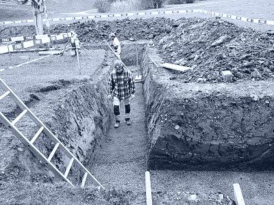Magerbeton als Sauberkeitsschicht