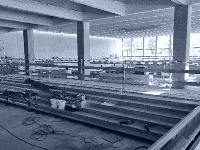Innenansicht Badhalle