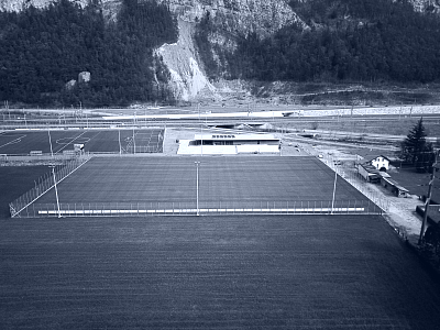 Drohnenansicht Sportplatz Pfaffenmatt