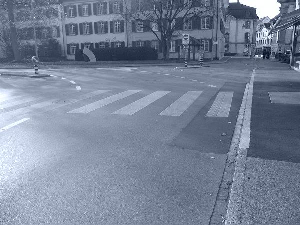 Fussgängerstreifen Zürcherstrasse Frauenfeld