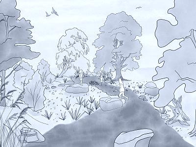 Vision revitalisierte Murg Abenteuerspielplatz Schindgarten