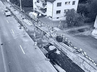 Erstellung Gleisunterbau- und Entwässerung